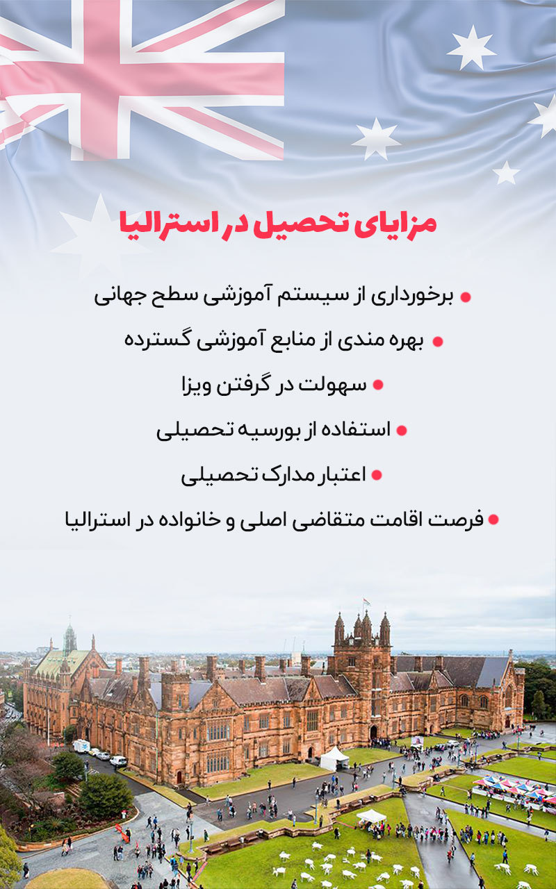 مزایای تحصیل در استرالیا