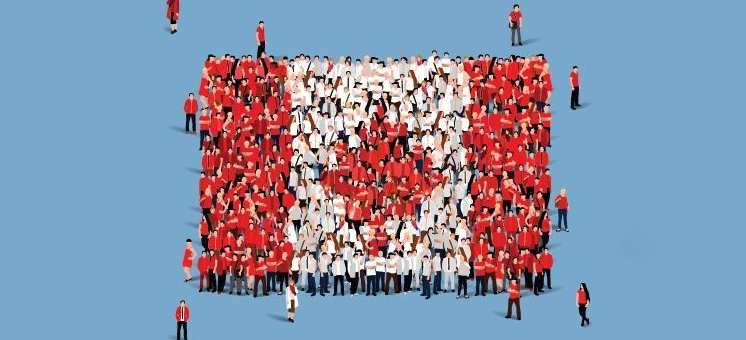 بیش از 90 درصد از جمعیت کانادا شهروندی دارند