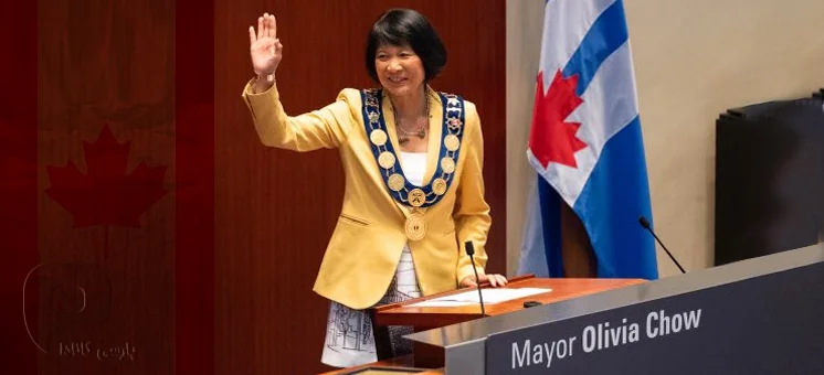 شهردار شهر تورنتو؛ اولیویا چاو (Olivia Chow)